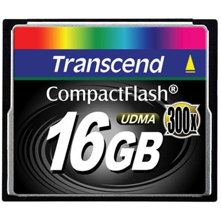 Transcend 16 GB, 300x Extreme Speed Series, Compact Flash Memory Card image