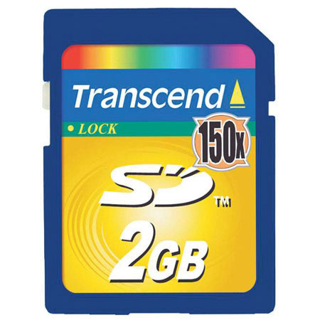 Transcend 2 GB, 150x Ultra High-Speed Secure Digital (SD) Memory Card image