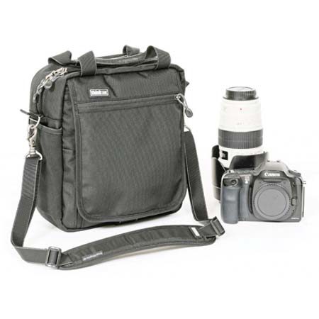 Think Tank Urban Disguise 30, Plain Looking, Fully Functional Saddlebag Size Shoulder Bag for a Pro SLR &amp; Two Lenses up to 70-200mm f/2.8 image