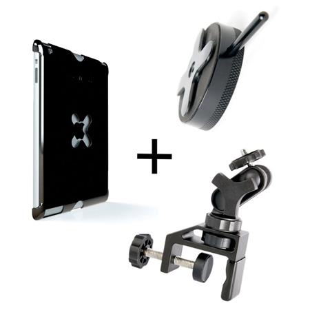 Tether Tools WUA1GRY15 iPad Utility Mounting Kit, Includes Wallee iPad Air Case, EasyGrip ST Clamp, Connect Lite, Gray