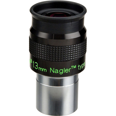 Tele Vue 13mm Nagler Type 6 1.25" Ultra Wide Field Eyepiece with 82 Degree Field of View. image