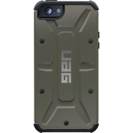 UPC 858539003180 product image for Urban Armor Gear Case with Screen Guard for iPhone 5/5s, Moss/Black | upcitemdb.com