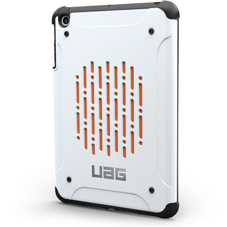 UPC 858539003470 product image for Urban Armor Gear Hardshell Case with Screen Guard for iPad Mini, White/Black | upcitemdb.com
