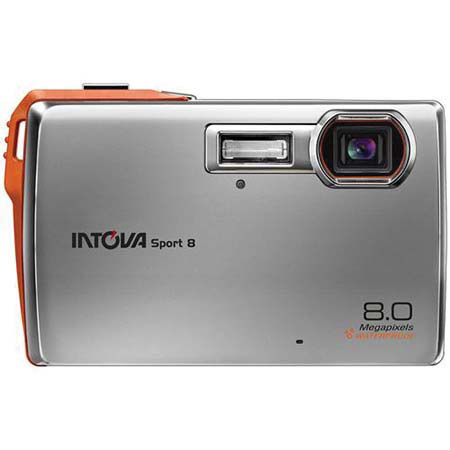 Intova SP8 Sports Digital Camera, 8 Megapixels, Waterproof Down to 30' (10m), 3x Optical Zoom, 4x Digital Zoom, 2.5" LTPS TFT LCD Display image