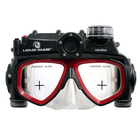 Liquid Image VideoMask Midsize Scuba Mask with 5 Megapixel Built-in Camera, Depth Rating Up to 33' image