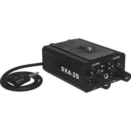 Beachtek DX-A2S Dual XLR Compact Audio Adapter for all Camcorders. image