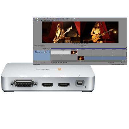 Blackmagic Design Intensity Extreme 10-Bit HD/SD Editing Solution - Bundle - with Sony Vegas Pro 12 Video Editing Software