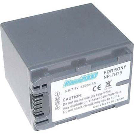 Adorama Lithium-Ion L-Series Camcorder Battery , Replacement for the Sony NPFH-70 3200 mah image