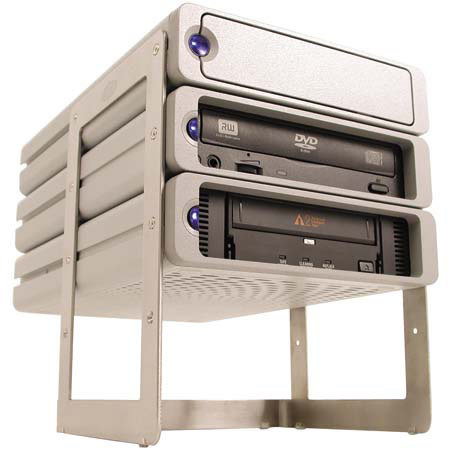 LaCie d2 Desk Rack to Stack up to Four d2 Hard Drives image