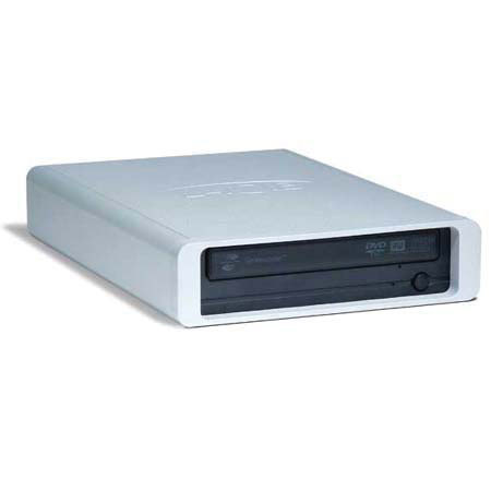 LaCie D2 DVD&plusmn;RW 22x Desktop DVD &amp; CD Burner with LightScribe, USB and FireWire Interface, for Windows and Mac image
