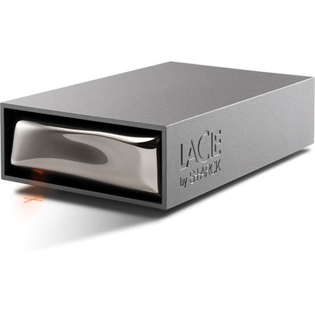 LaCie Desktop Hard Drive, 2TB with Intuitive Automatic Backup Software, USB 2.0, Design by Philippe Starck image