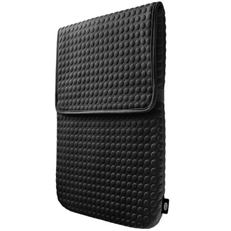 LaCie Laptop Coat for 17" MacBook / PC's, Bubble Protection, Design By Sam Hecht, Black