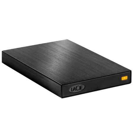 LaCie Rikiki Desktop Hard Drive, 500 GB Disk Drive with High Speed USB 2.0 for Mac &amp; Windows image