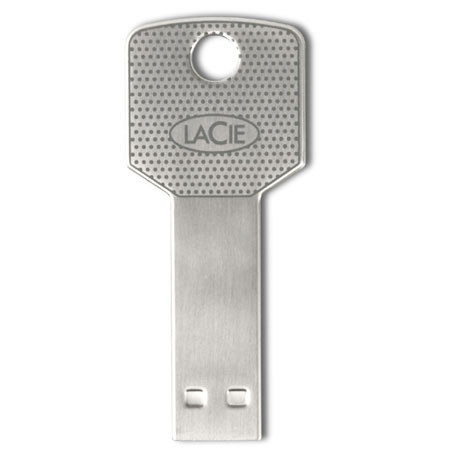 LaCie iamaKey 8 GB USB Flash Drive with Key-Shaped Design, Design by 5.5 Designers image
