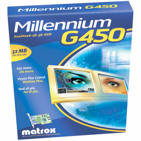 Matrox Millenium G450 Graphics Card for Windows &amp; Linux. image