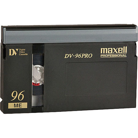 Maxell DV-96PRO Master HDV Video Tape 96 Minutes, Large with Soft Case for Mini DV HD