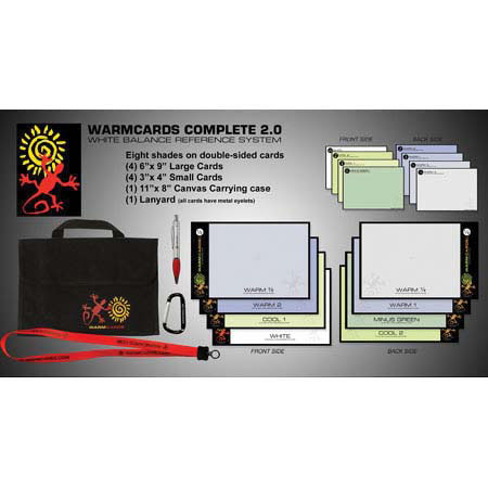 Vortex Media Warmcards, Complete 2.0 White Balance Reference System image