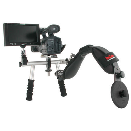 VariZoom DV Media Rig Pro Support, Shock-Absorbing Shoulder Support for DV Camcorders
