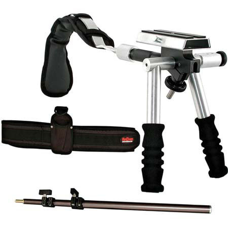 VariZoom DV Traveler Compact Support with Suspension Pod, Padded Shoulder, Support Rig & Adjustable Belt