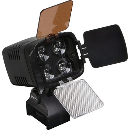 VariZoom S-2000 Dimmable On Camera DC Powered LED Light with d-tap Power Plug
