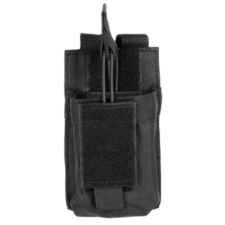 NcSTAR Vism Single Magazine Pouch, for a 5.56/223, or 7.62x39 Double Stack Magazine, Black.