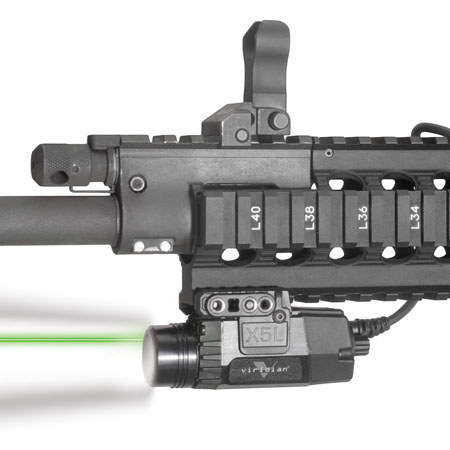 Viridian X5L-RS Universal Rail Mounted Green Laser Gen.II / Light Combo 160/190 Lumens with Remote Switch.