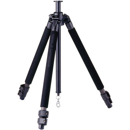 Velbon EL Carmagne 530A 3-Section Carbon Fiber Tripod Legs, Black, Supports 8.8 lbs., Requires Head. image