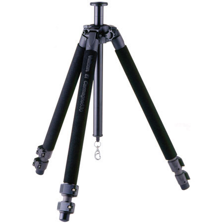 Velbon EL Carmagne 630A 3-Section Carbon Fiber Tripod Legs, Black, Supports 13.2 lbs., Requires Head. image