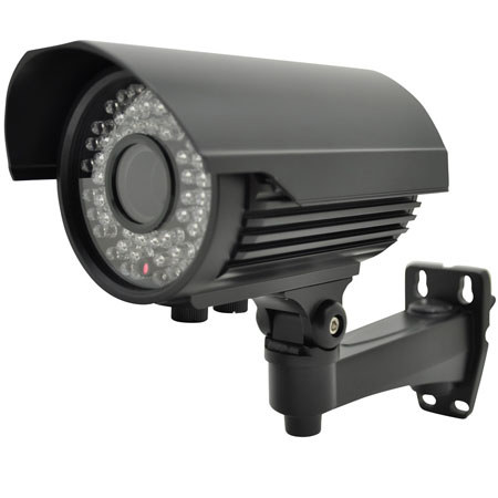Vonnic VCB107 1/3" CCD Outdoor Night Vision Bullet Camera, 550 TV Lines Resolution, NTSC, Black
