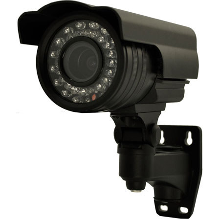 Vonnic VCB240 1/3" CCD Outdoor Night Vision Bullet Camera, 540 TV Lines Resolution, NTSC, Black