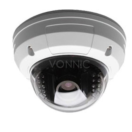 Vonnic VCD509 1/3" CCD Vandal and Weather Proof High Resolution 3 Axis Design Dome Camera, 550 TV Lines Resolution, NTSC, White