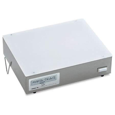 Porta-Trace 11 x 18 Stainless Steel Lightbox with Two 15 watt, 5000K. Lamps.