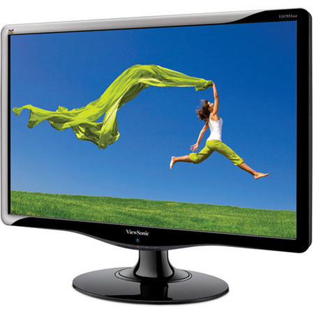 ViewSonic VA1931wa-LED 19" Widescreen LCD Computer Display, 1366 x 768 Resolution, 1000:1 Contrast Ratio, 5 ms Response Time, 15-Pin Mini D-Sub (VGA)