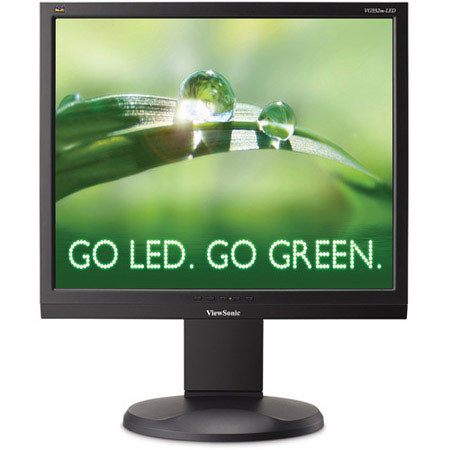 ViewSonic VA932m 19" LCD Computer Display, 1280 x 1024 Resolution, 400:1 Contrast Ratio, 5.0 ms Response Time, 15-Pin Mini D-Sub(VGA)/DVI-D