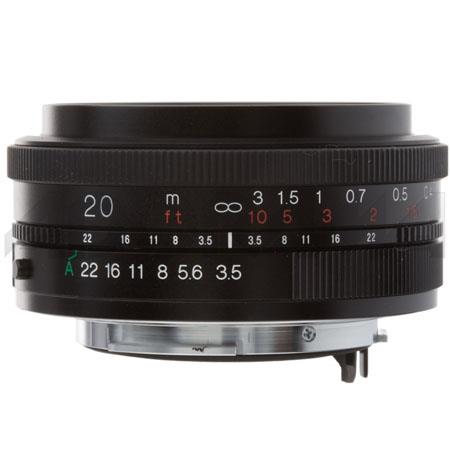 Voigtlander Color Skopar 20mm f/3.5 SL-II Aspherical Manual Focus Lens for Nikon Film & Digital Cameras