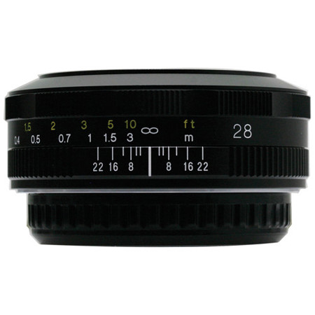 Voigtlander 28mm f/2.8 SL-II Aspherical Manual Focus Lens for Canon EOS Film & Digital Cameras