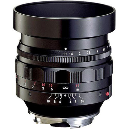 Voigtlander Nokton 50mm f/1 Leica M Mount Lens - Black image