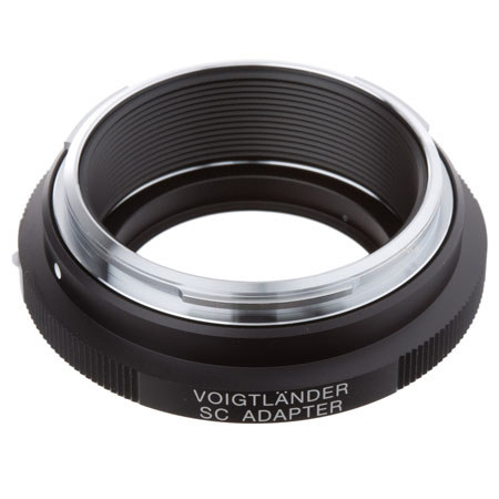 Voigtlander Nikon/Contax SC-Mount Lens to Sony E-Mount Body Adapter - Black