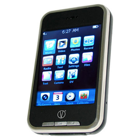 Visual Land V-Touch VL-875 4GB MP3/MP4/Camera, 2.8 inch Touch Screen, Black image