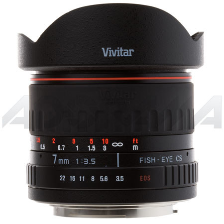 Vivtar 7mm f/3.5 Series 1 Manual Focus Fisheye Lens for Canon EOS Digital SLR Cameras image