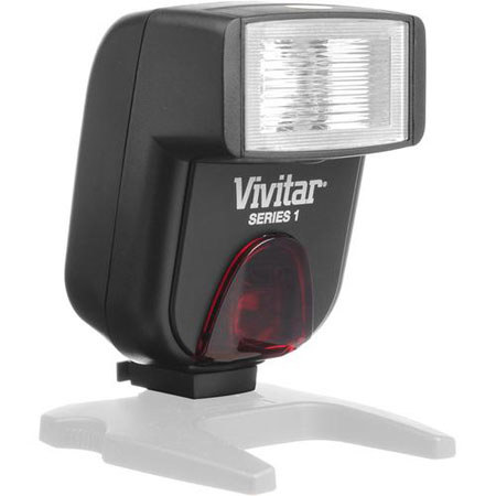Vivitar DF183 Digital TTL Shoe Mount Power Zoom /Swivel /Bounce Auto-Focus Flash for Olympus Evolt Digital Cameras, Guide Number 45m (147') image