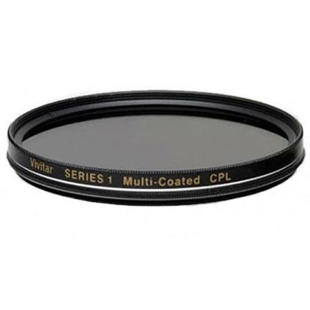 Vivitar Multi-Coated Circular Polarizer (CPL) Glass Filter, 58mm image