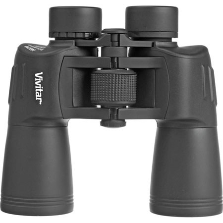 Vivitar 10 x 50 Sportsman Series, Weather Resistant Porro Prism Binocular with 5.7° Angle of View, Black image
