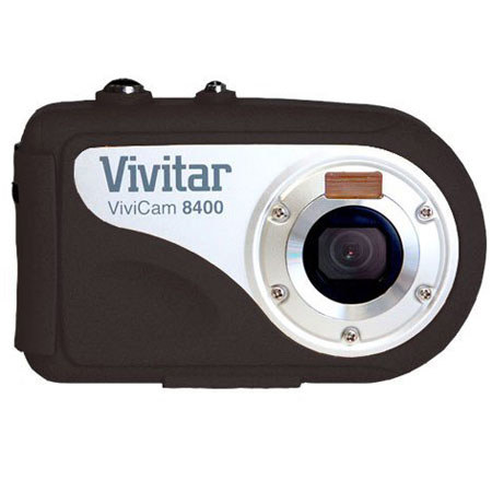 Vivitar Vivicam 8400 8.1MP Digital Camera 8x Digital Zoom, 2.4" Screen, Photos/Short Movies up to 10 Meters Underwater - Black image