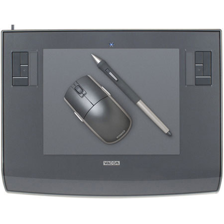 Wacom Intuos3 USB 6"x 8" Graphics Tablet with Pentools, for PC &amp; Mac image