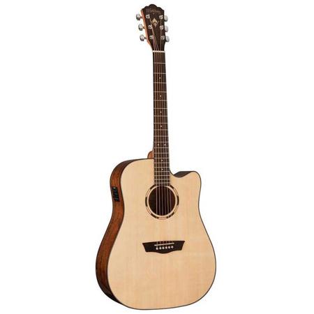 UPC 801128034027 product image for Natural Dreadnought  Cutaway Woodline 10 series Guitar with Solid  Spruce Top an | upcitemdb.com