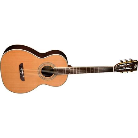 UPC 801128026343 product image for Natural  Satin Parlor Guitar with Solid  Cedar Top and Rosewood Back & Sides | upcitemdb.com