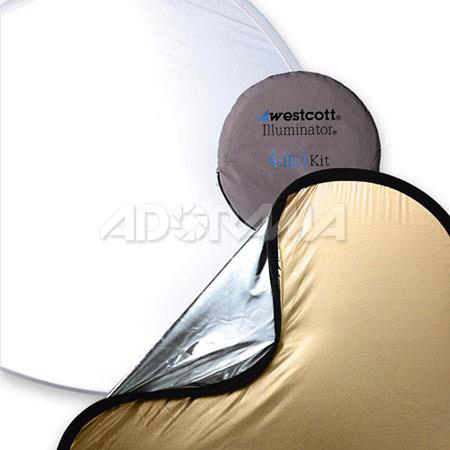 Westcott 52" 4-In-1 Sunlight Refelector Kit (Sunlight/Silver &amp; White/Diffuser Bounce Panels) image