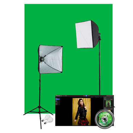 Westcott Photo Basics uLite Digital Photo Lighting Kit with 2 Constant Output uLites, Softboxes, Stands, Bulbs &amp; Accessories image