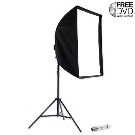 Westcott Spiderlite 3200k Continuous Output Large Lighting Kit, with Light, 1000w Bulb, 36x48" Softbox &amp; 13' Stand image